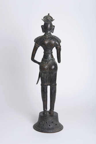 SRI LANKAN BRONZE FIGURE, 19TH CENTURY