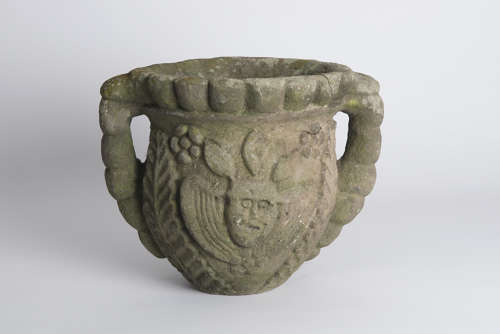 STONE GARDEN URNS 18TH CENTURY