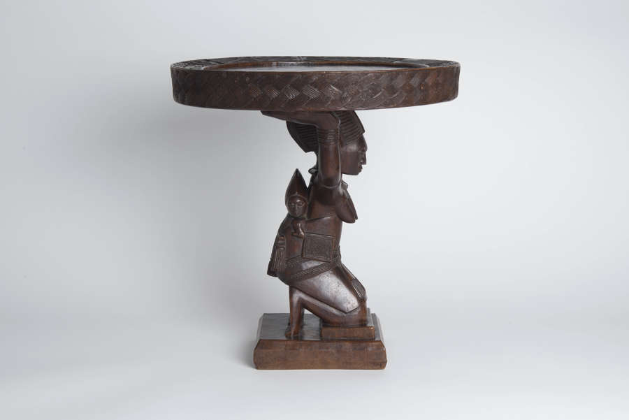 FINELY CARVED YORUBA TABLE