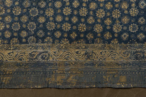 Gold leaf shoulder cloth. Palembang, Sumatra. 19th Century