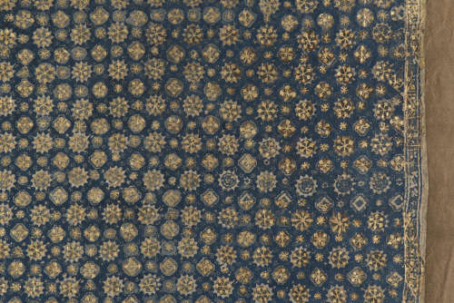 Gold leaf shoulder cloth. Palembang, Sumatra. 19th Century