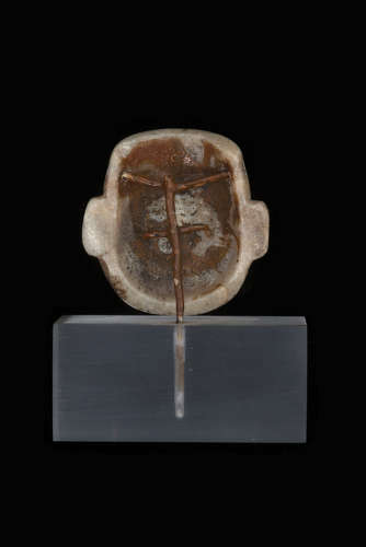 Olmec hardstone head