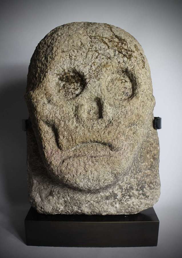 Stone skull
