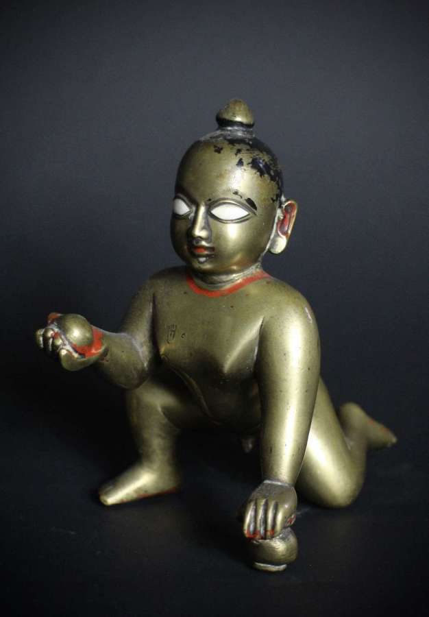 Krishna with a butterball