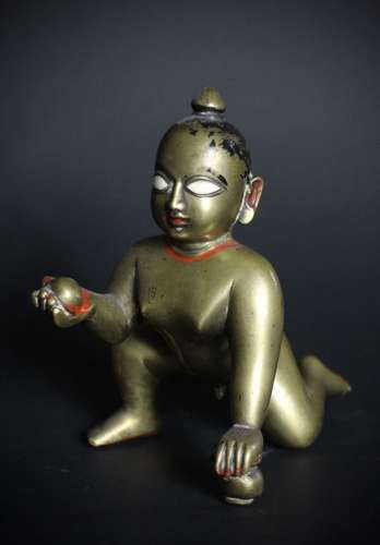 Krishna with a butterball