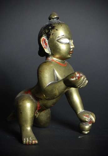 Krishna with a butterball