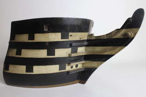 Two half models of a Navy ship