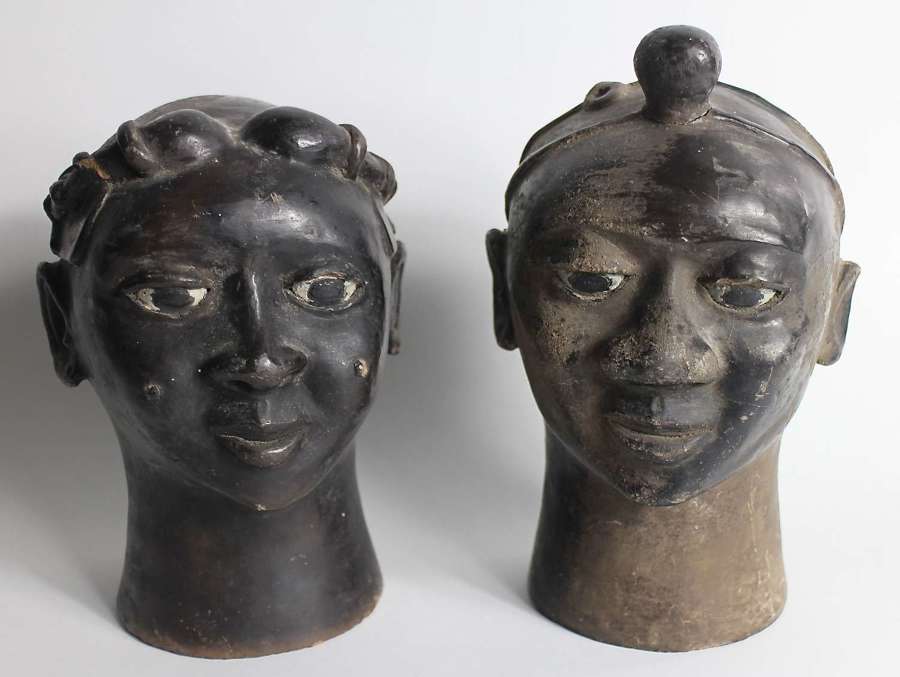 African terracotta heads