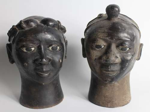 African terracotta heads